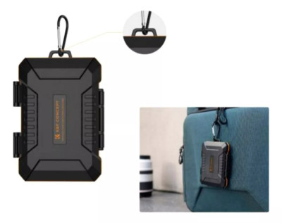 Estuche Para Tarjeta Memoria K&f Concept Color Negro
