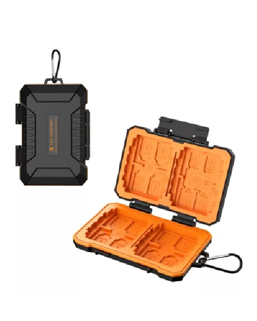 Estuche Para Tarjeta Memoria K&f Concept Color Negro