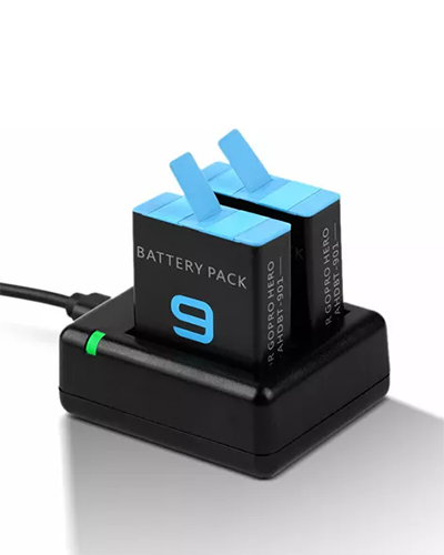 Cargador Usb Dual Bateria Hero 9 10 11 12 Gopro Dual Charger