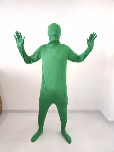 Traje Verde Completo Crhoma Elastico Foto Video