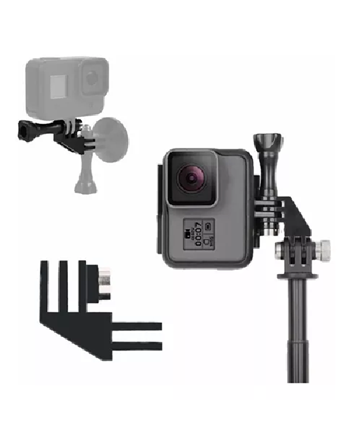 Adaptador 90 Grados Para Deportiva Gopro Xiaomi Sjcam Thieye