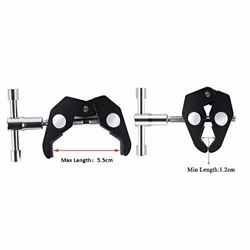 Mini Clamp Prenza Ajustable Con Rosca De 1/4 O 3/8