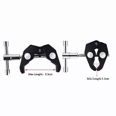 Mini Clamp Prenza Ajustable Con Rosca De 1/4 O 3/8