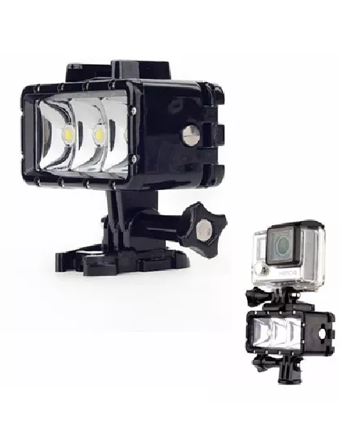 Luz Led Video Light Sumergible Para Gopro Sjcam