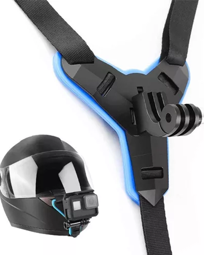 Arnés Soporte D Casco Para Cámara Deportiva Posición Mentón