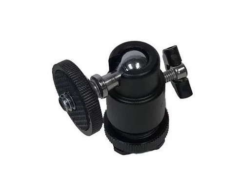 Mini Rotula Tornillo De Tripode Con Zapata Para Cámara