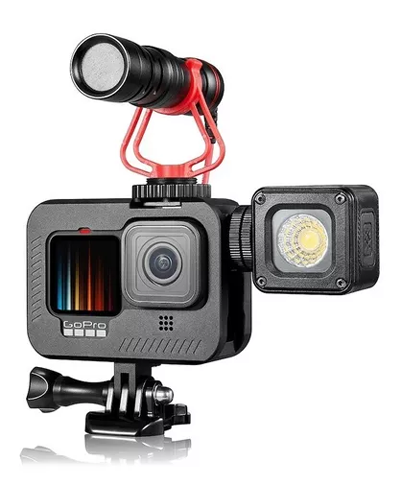 Frame Marco Aluminio Gopro Hero 9 Doble Zapata