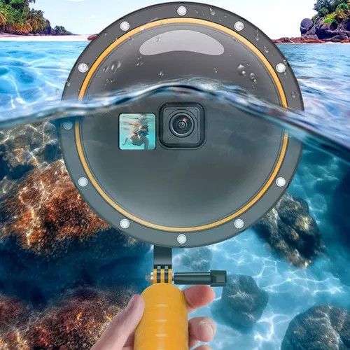 Telesin Domo Case Acuatico Gopro Hero9 10 11 12 13 Buceo