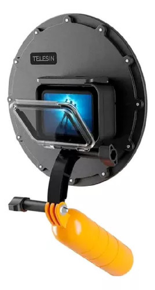 Telesin Domo Case Acuatico Gopro Hero9 10 11 12 13 Buceo