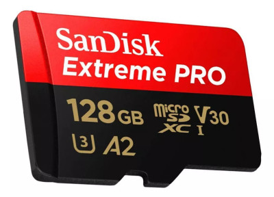 Tarjeta de memoria Sandisk Extreme Pro de 128 GB
