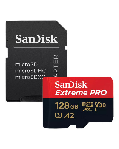 Tarjeta de memoria Sandisk Extreme Pro de 128 GB