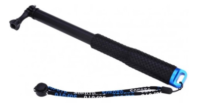 Palo extensor con monopié Pau Selfie, para GoPro Sjcam Eken, 93 cm