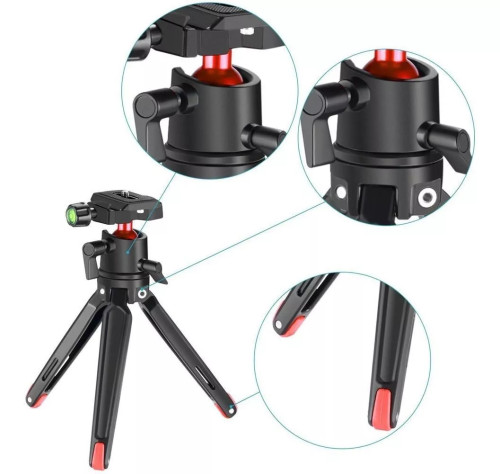 Mini Trípode Profesional D Mesa Con Cabeza De Bola Dslr