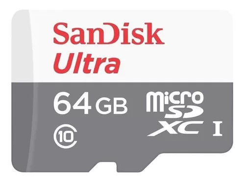 Tarjeta de memoria SanDisk SDSQUNR-064G-GN3MA Ultra con adaptador SD 64GB
